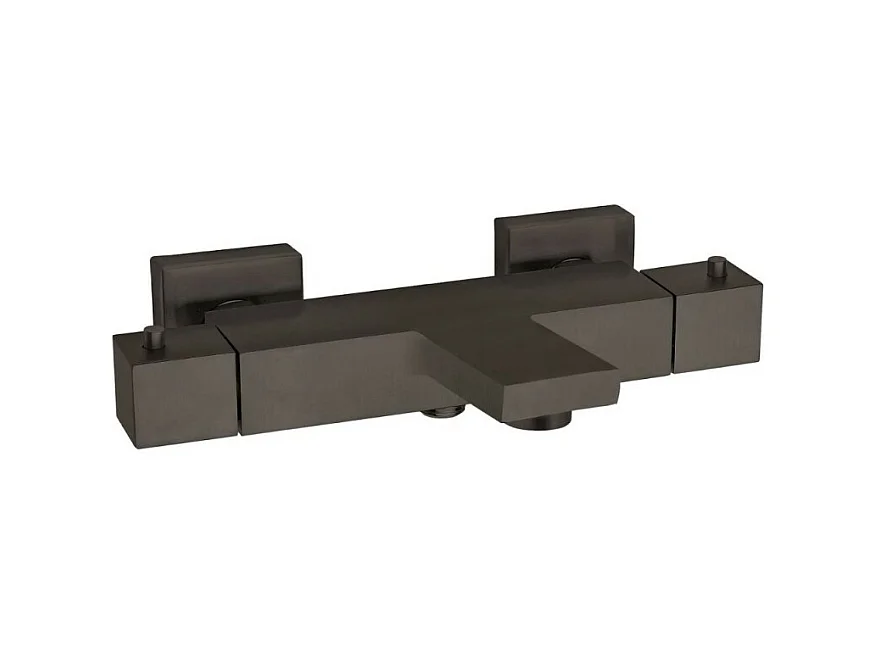 Paini Mitigeur bain douche thermostatique mural Dax noir brossé