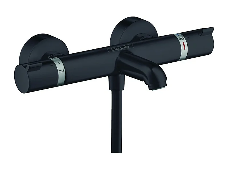 Mitigeur bain douche thermostatique HANSGROHE Ecostat Comfort noir mat