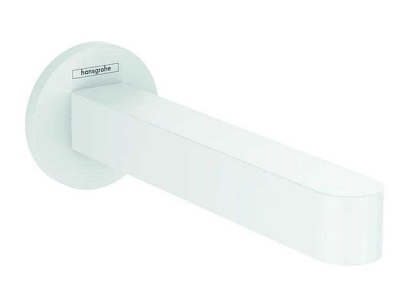 Bec déverseur baignoire HANSGROHE Finoris blanc mat