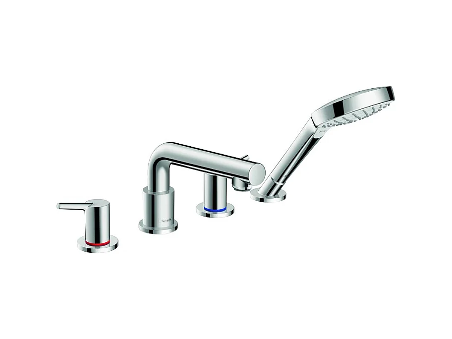 Robinet mélangeur bain douche 4 trous HANSGROHE Talis S chromé
