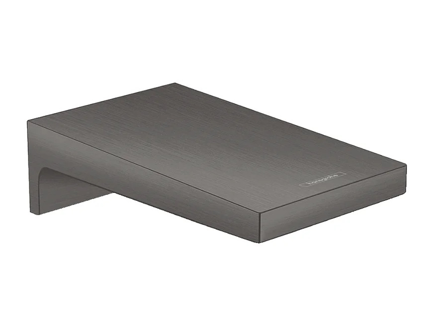 Bec déverseur baignoire HANSGROHE Metropol noir chromé brossé