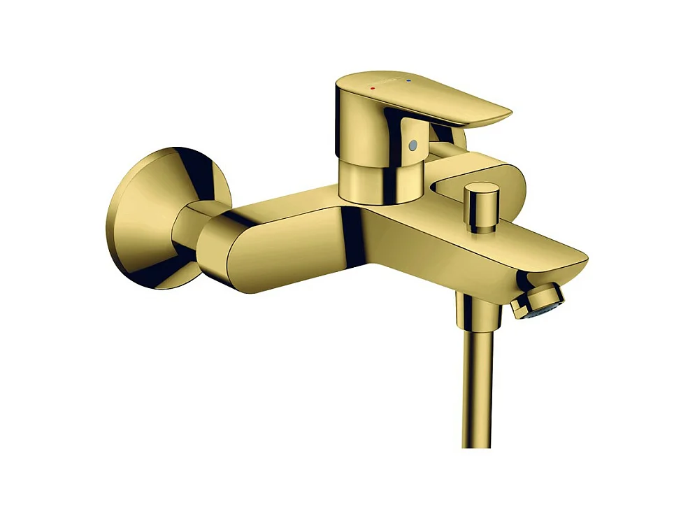 Mitigeur bain douche mécanique HANSGROHE Talis E aspect doré poli
