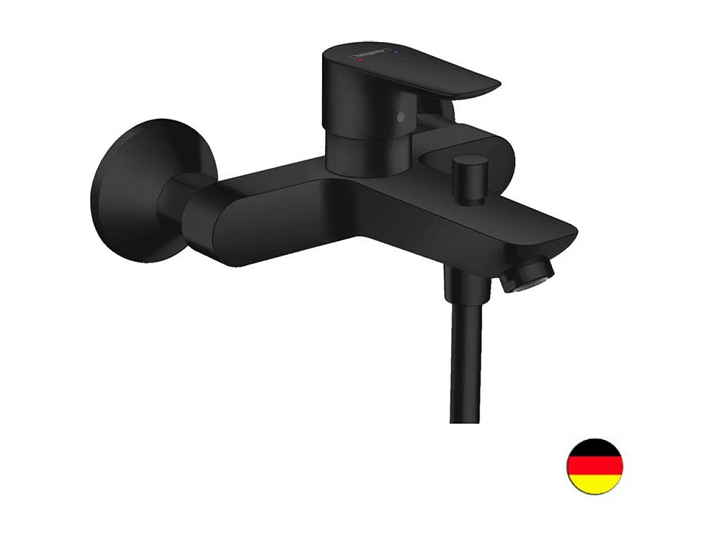 Mitigeur bain douche mécanique HANSGROHE Talis E noir mat