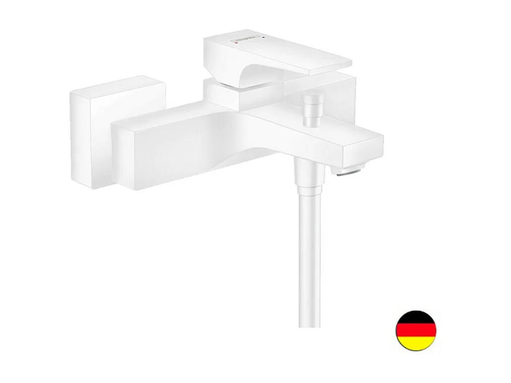 Mitigeur bain douche mécanique HANSGROHE Metropol blanc mat