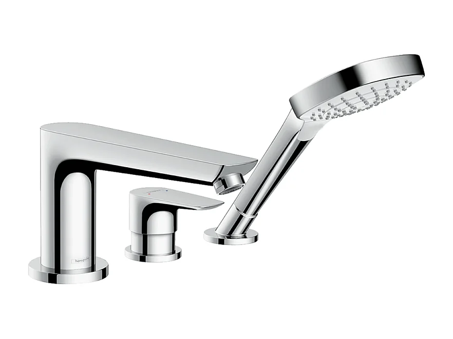HANSGROHE Mitigeur 3 trous Talis E baignoire Chromé avec Corps encastré