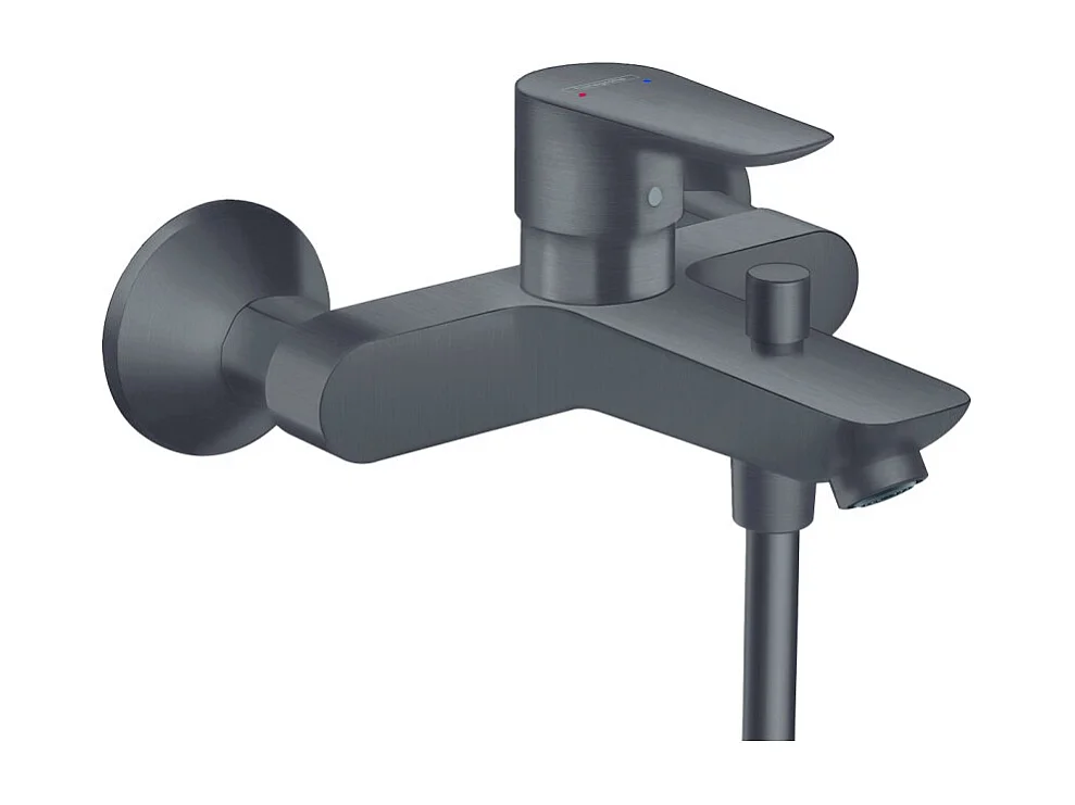 Mitigeur bain douche mécanique HANSGROHE Talis E noir chromé brossé