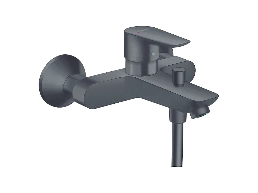 Mitigeur bain douche mécanique HANSGROHE Talis E noir chromé brossé