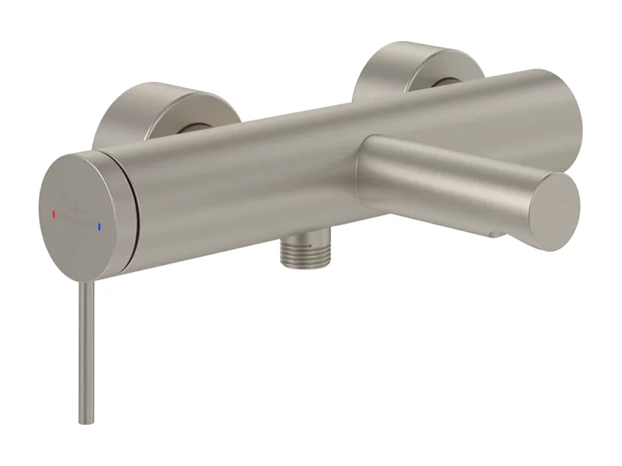 Mitigeur bain douche mécanique VILLEROY ET BOCH Loop & Friends Brushed Nickel Matt