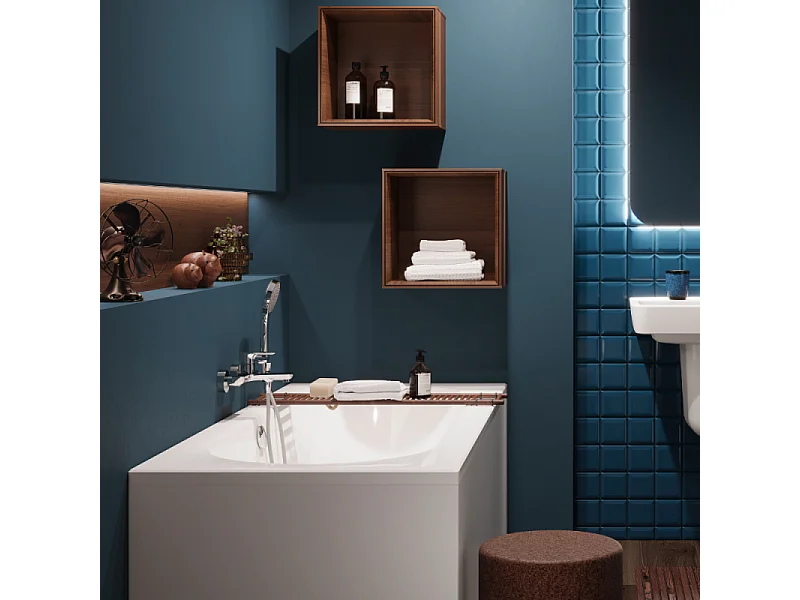 Mitigeur bain douche mécanique VILLEROY ET BOCH O novo Chrome