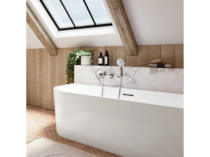 Mitigeur bain douche mécanique VILLEROY ET BOCH O novo Chrome