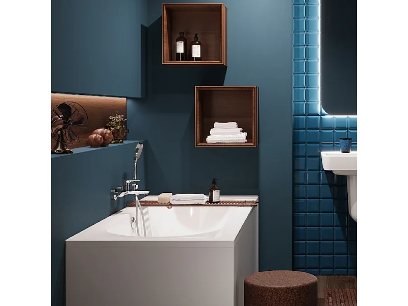 Mitigeur bain douche mécanique VILLEROY ET BOCH O novo Chrome