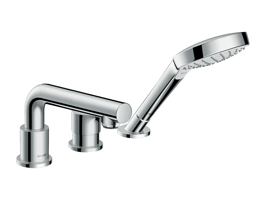 Robinet mitigeur bain douche HANSGROHE Talis S 3 trous chromé