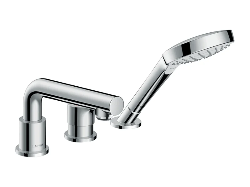Robinet mitigeur bain douche HANSGROHE Talis S 3 trous chromé