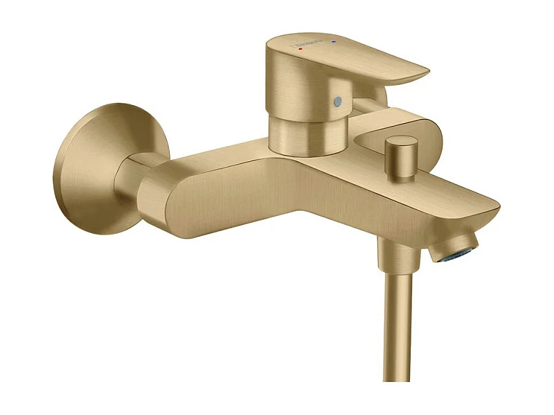 HANSGROHE Talis E mezclador mecánico para bañera y ducha bronce cepillado