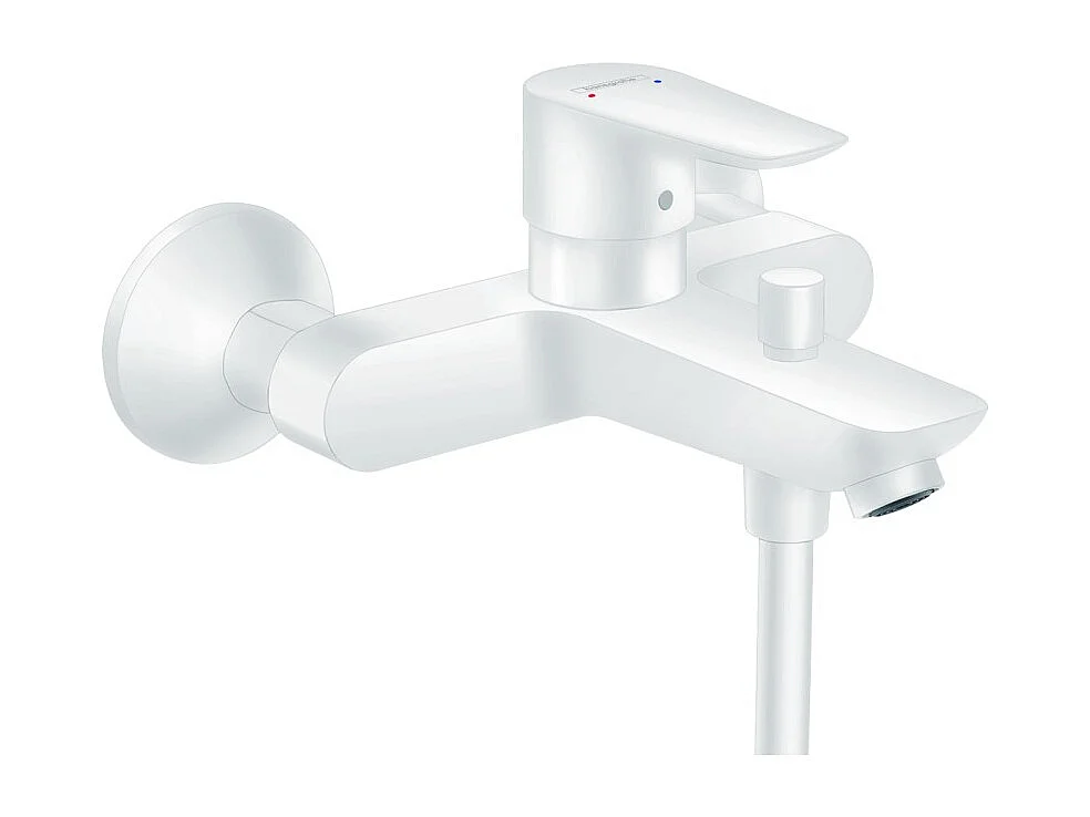 Mitigeur bain douche mécanique HANSGROHE Talis E blanc mat