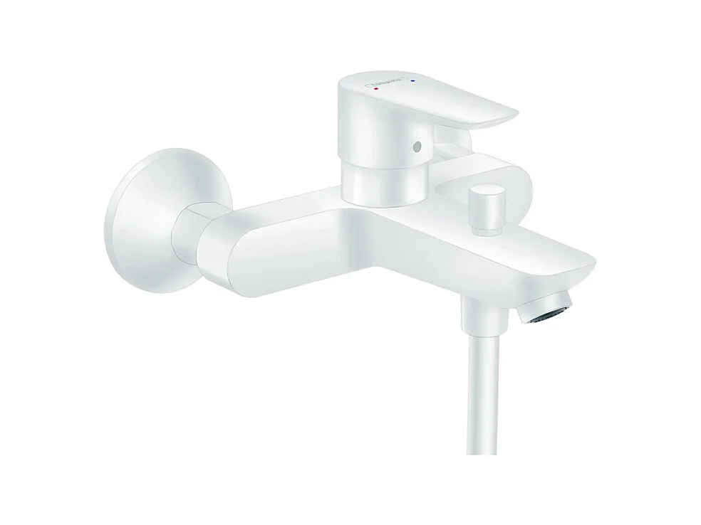 Mitigeur bain douche mécanique HANSGROHE Talis E blanc mat