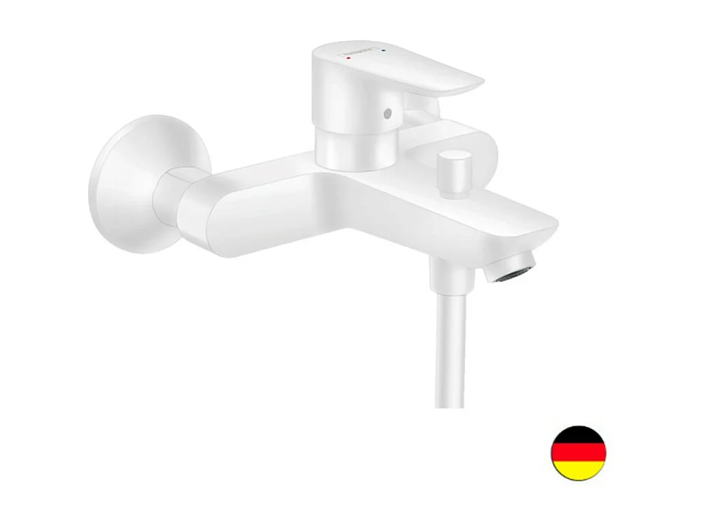 Mitigeur bain douche mécanique HANSGROHE Talis E blanc mat