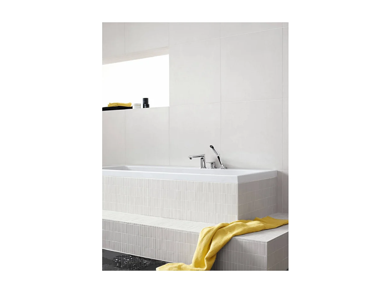 HANSGROHE Mitigeur 3 trous Metris baignoire Chromé avec Corps encastré