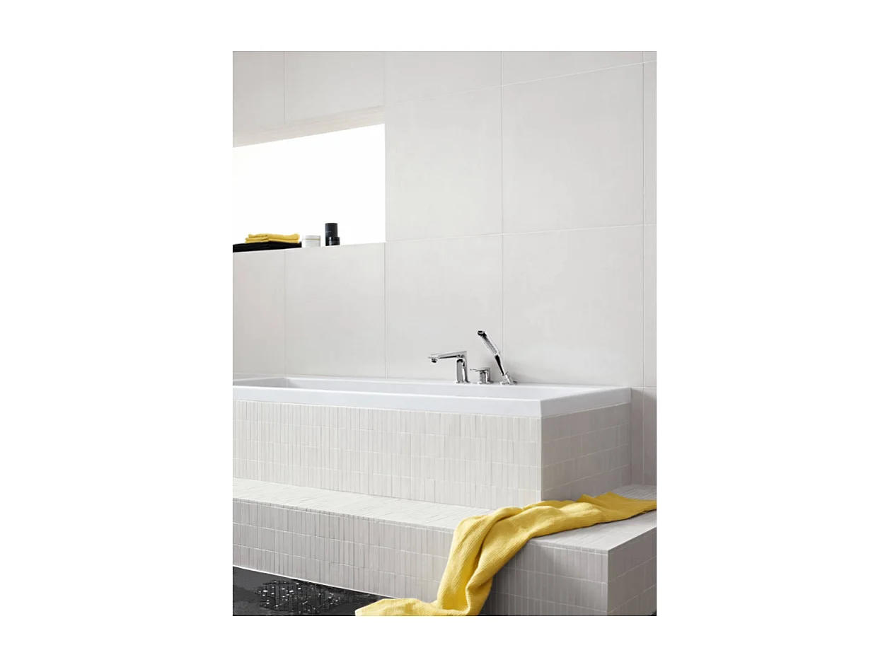 HANSGROHE Mitigeur 3 trous Metris baignoire Chromé avec Corps encastré