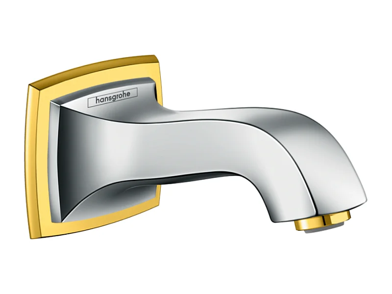 Bec déverseur baignoire HANSGROHE Metropol Classic chromé et or