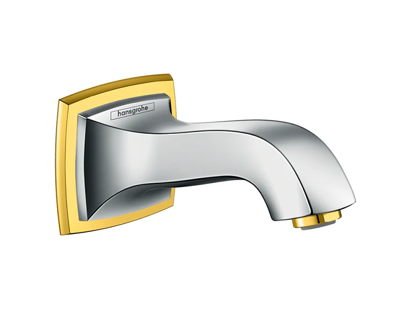 Bec déverseur baignoire HANSGROHE Metropol Classic chromé et or