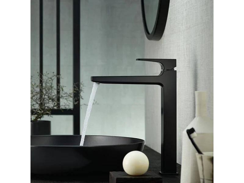 HANSGROHE Metropol 260 Mezclador de lavabo con manecilla, desagüe Push-Open negro mate