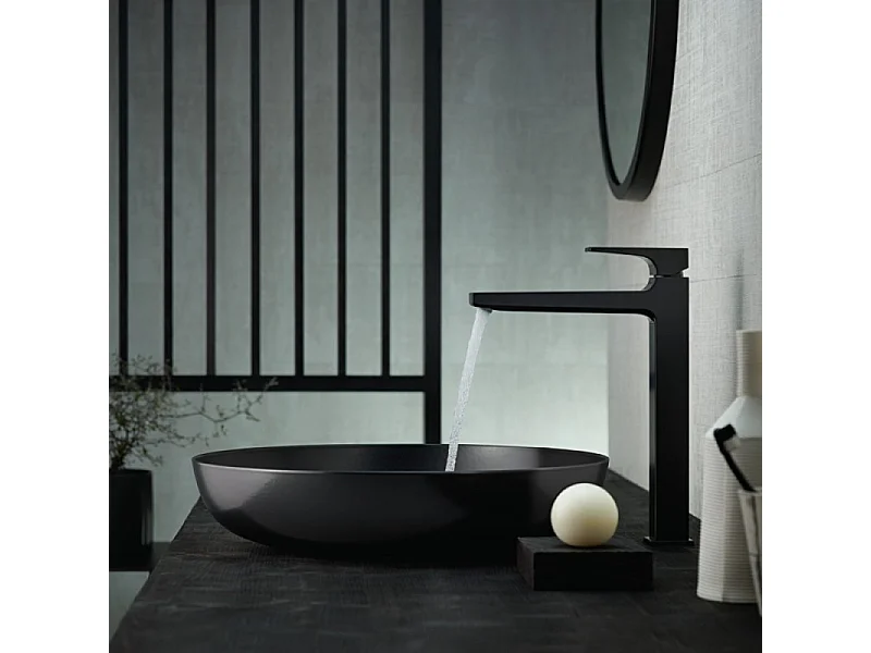 HANSGROHE Metropol 260 Mezclador de lavabo con manecilla, desagüe Push-Open negro mate