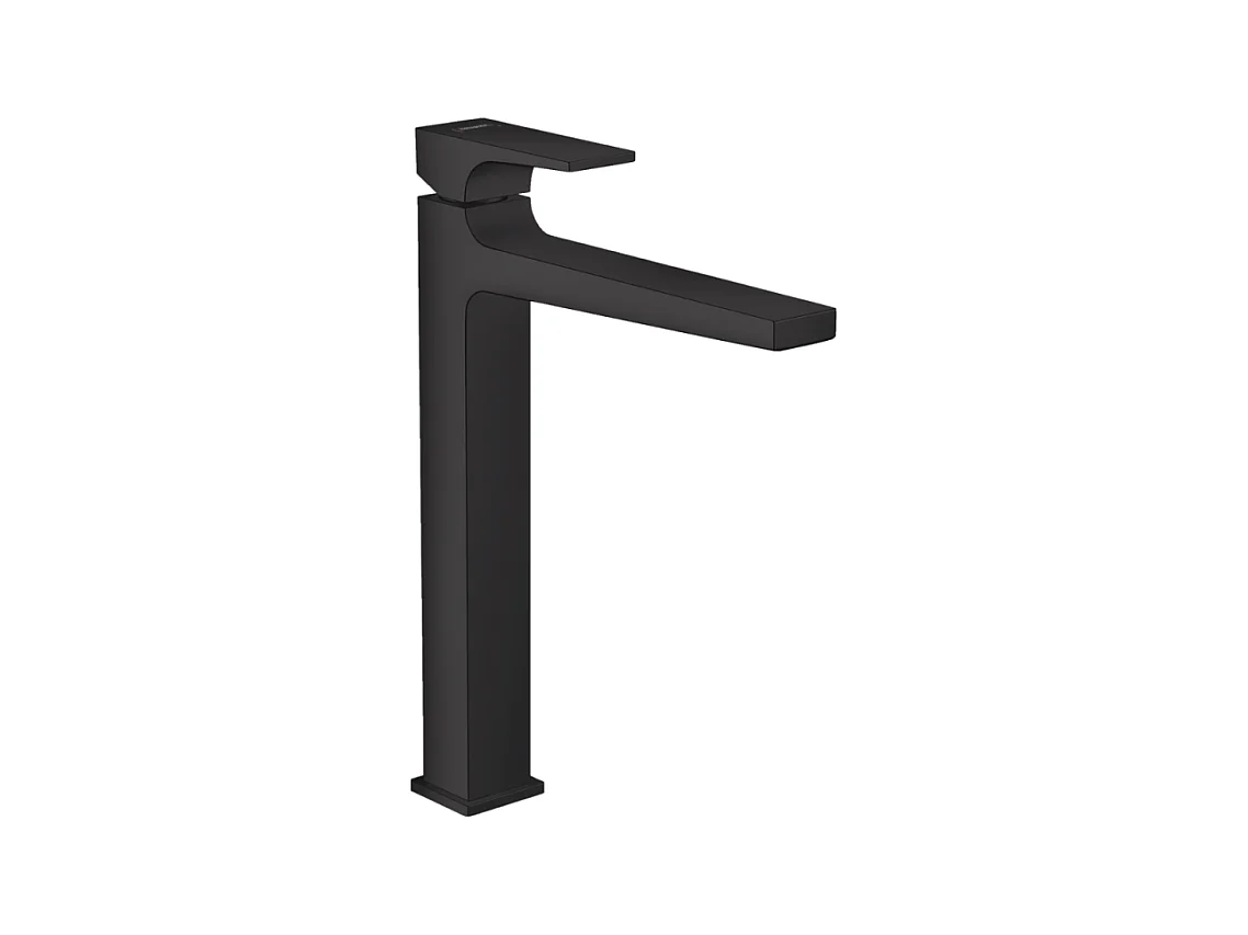 HANSGROHE Mitigeur lavabo Metropol 260 poignée manette, bonde Push-Open noir mat