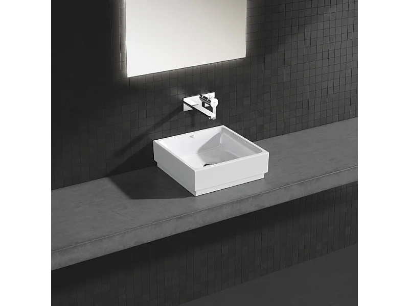 GROHE Façade LINEARE Mezclador de lavabo con 2 orificios tamaño L de superficie 207 Cromo