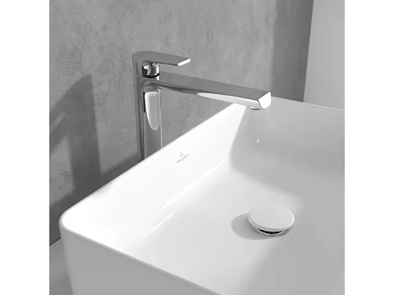 Mitigeur lavabo surélevée VILLEROY ET BOCH Liberty L sans tirette Chrome