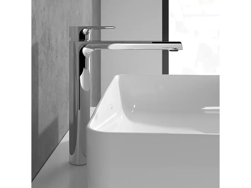 Mitigeur lavabo surélevée VILLEROY ET BOCH Liberty L sans tirette Chrome