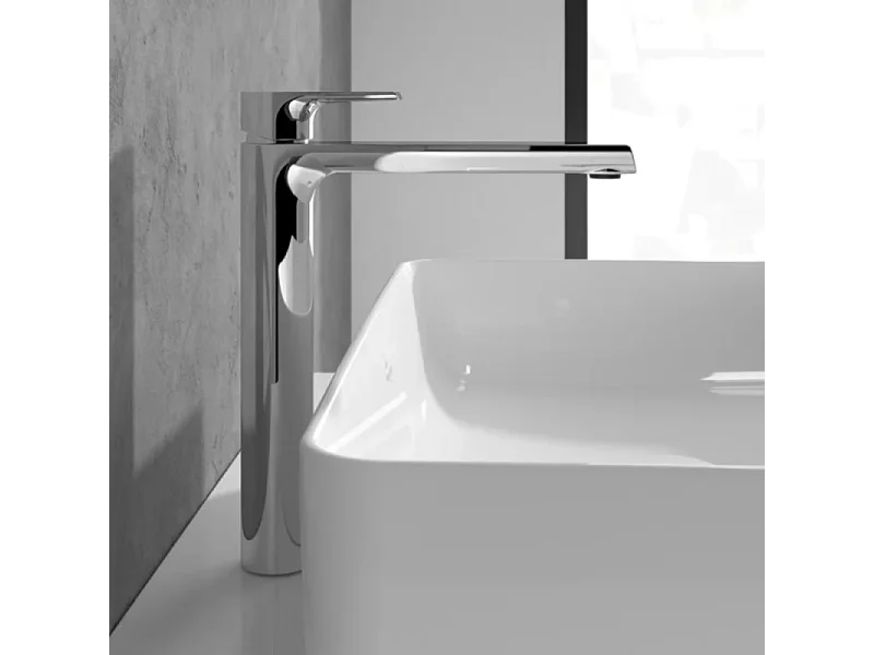 Mitigeur lavabo surélevée VILLEROY ET BOCH Liberty L sans tirette Chrome