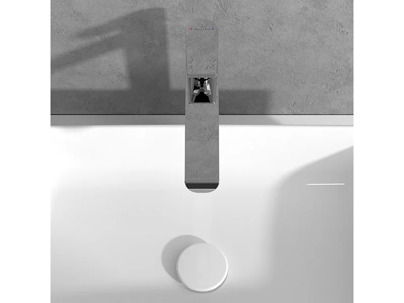 Mitigeur lavabo surélevée VILLEROY ET BOCH Liberty L sans tirette Chrome