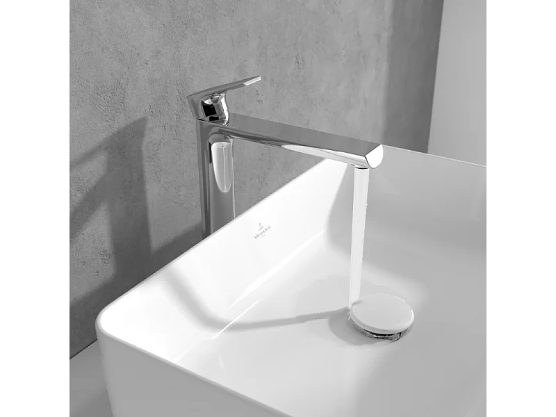 Mitigeur lavabo surélevée VILLEROY ET BOCH Liberty L sans tirette Chrome