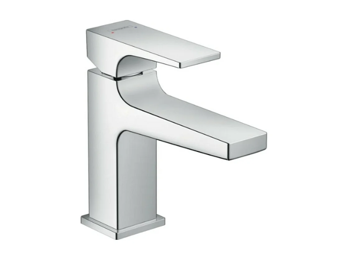 HANSGROHE Mitigeur lavabo Metropol 100 poignée manette bec court, bonde Push-Open