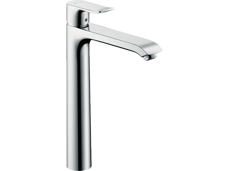 HANSGROHE Metris 260 Mezclador de lavabo elevado para lavabo independiente, con extraíble y desagüe cromado