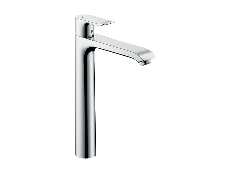HANSGROHE Mitigeur lavabo Metris 260 surélevé pour vasque libre, avec tirette et vidage chromé