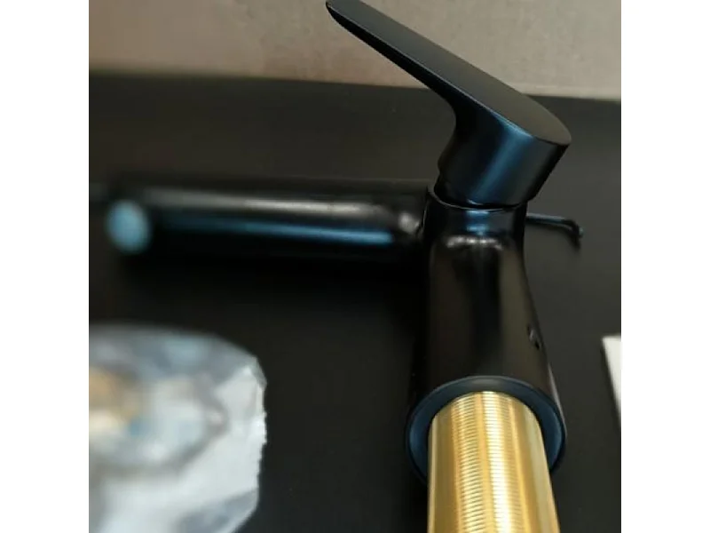 Miscelatore per lavabo Hansgrohe Talis E 150 EcoSmart Nero Opaco