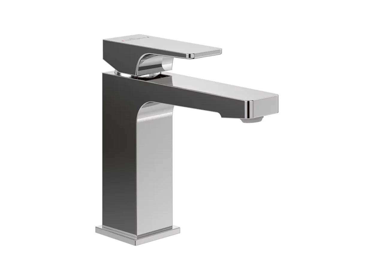 Mitigeur lavabo VILLEROY ET BOCH Architectura Square sans tirette Chrome