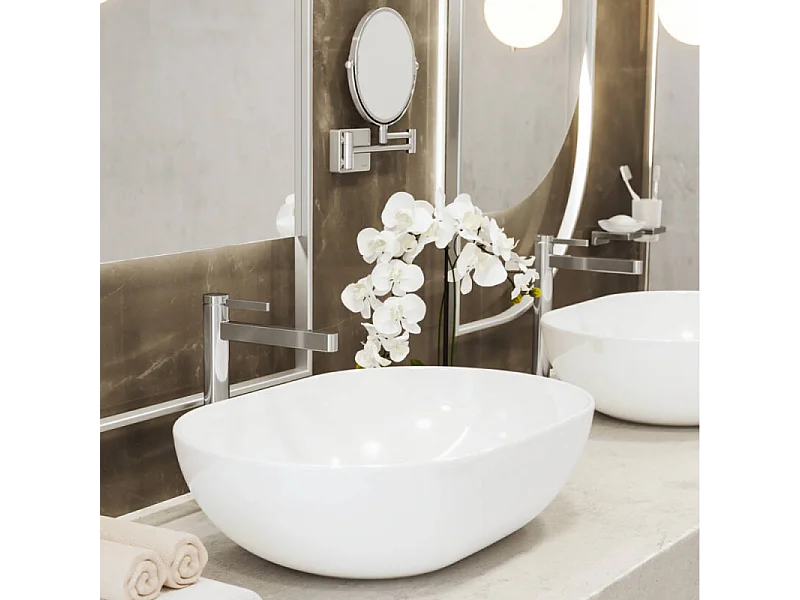 Lot de 2 mitigeurs lavabo HANSGROHE Finoris 260 + bonde Push-Open Chromé