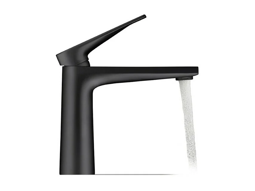 Mitigeur lavabo taille M DURAVIT Tulum Freshstart noir mat sans tirette ni vidage