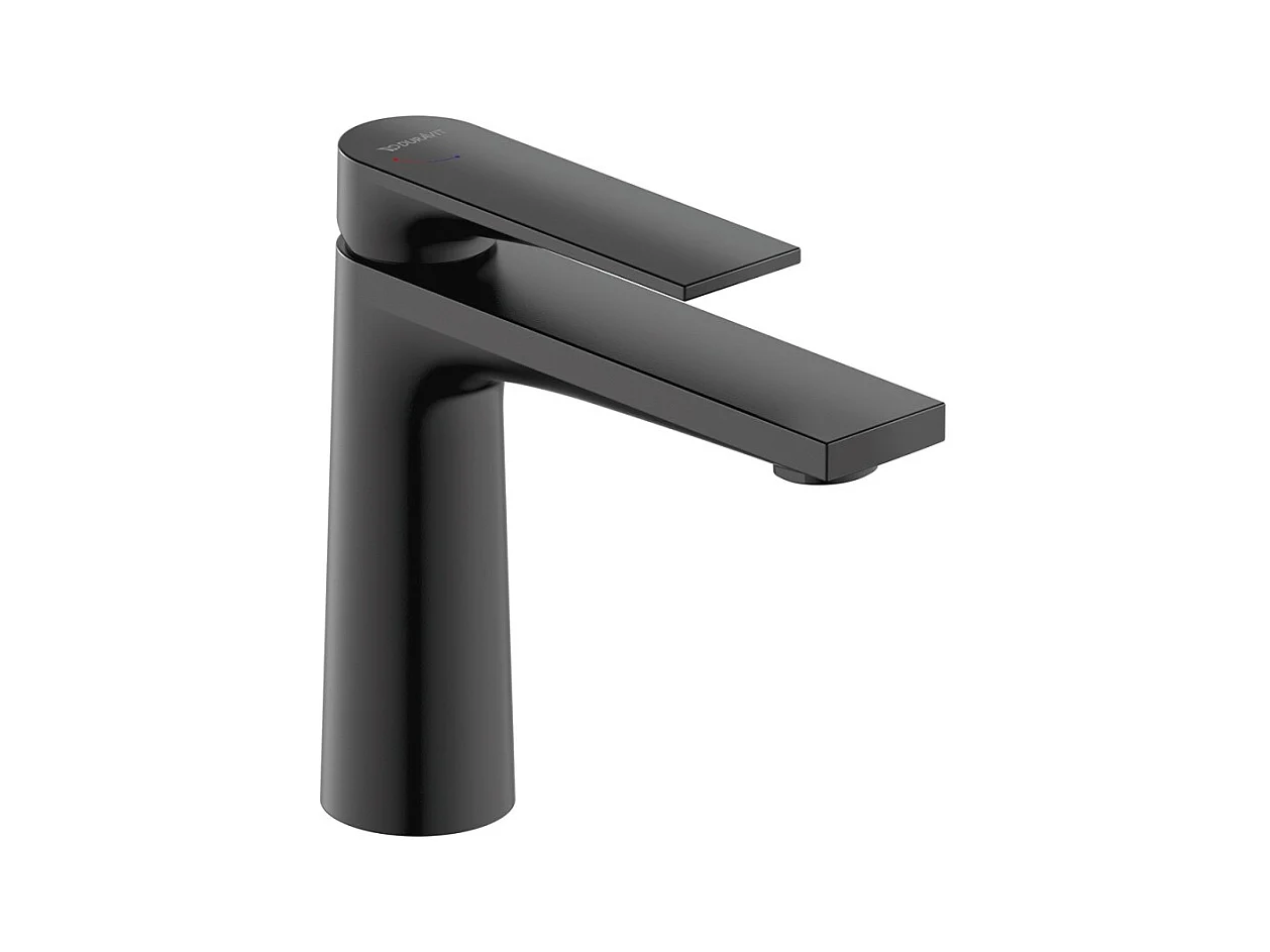 Mitigeur lavabo taille M DURAVIT Tulum Freshstart noir mat sans tirette ni vidage