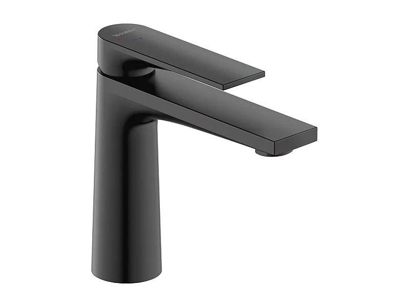 Mitigeur lavabo taille M DURAVIT Tulum Freshstart noir mat sans tirette ni vidage
