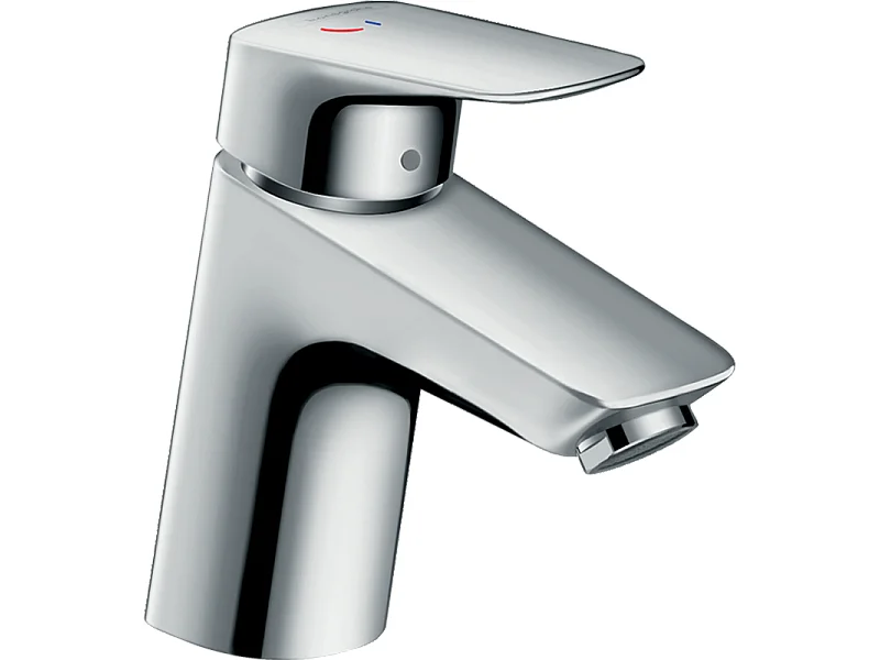 HANSGROHE Mitigeur lavabo Logis 70 CH3 CoolStart, avec tirette et vidage synthétique chromé