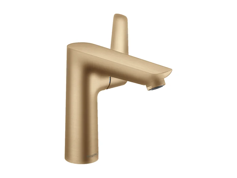 Mitigeur lavabo HANSGROHE Talis E 150 EcoSmart  avec tirette et vidage bronze brossé