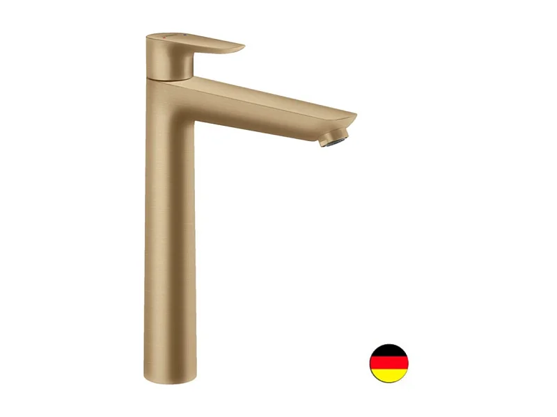 HANSGROHE Mezclador de lavabo Talis E 240, con vaciador automático y extraíble, bronce cepillado