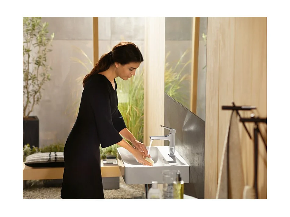 HANSGROHE Metropol 110 Mezclador de lavabo, manecilla, desagüe Push-Open, cromo