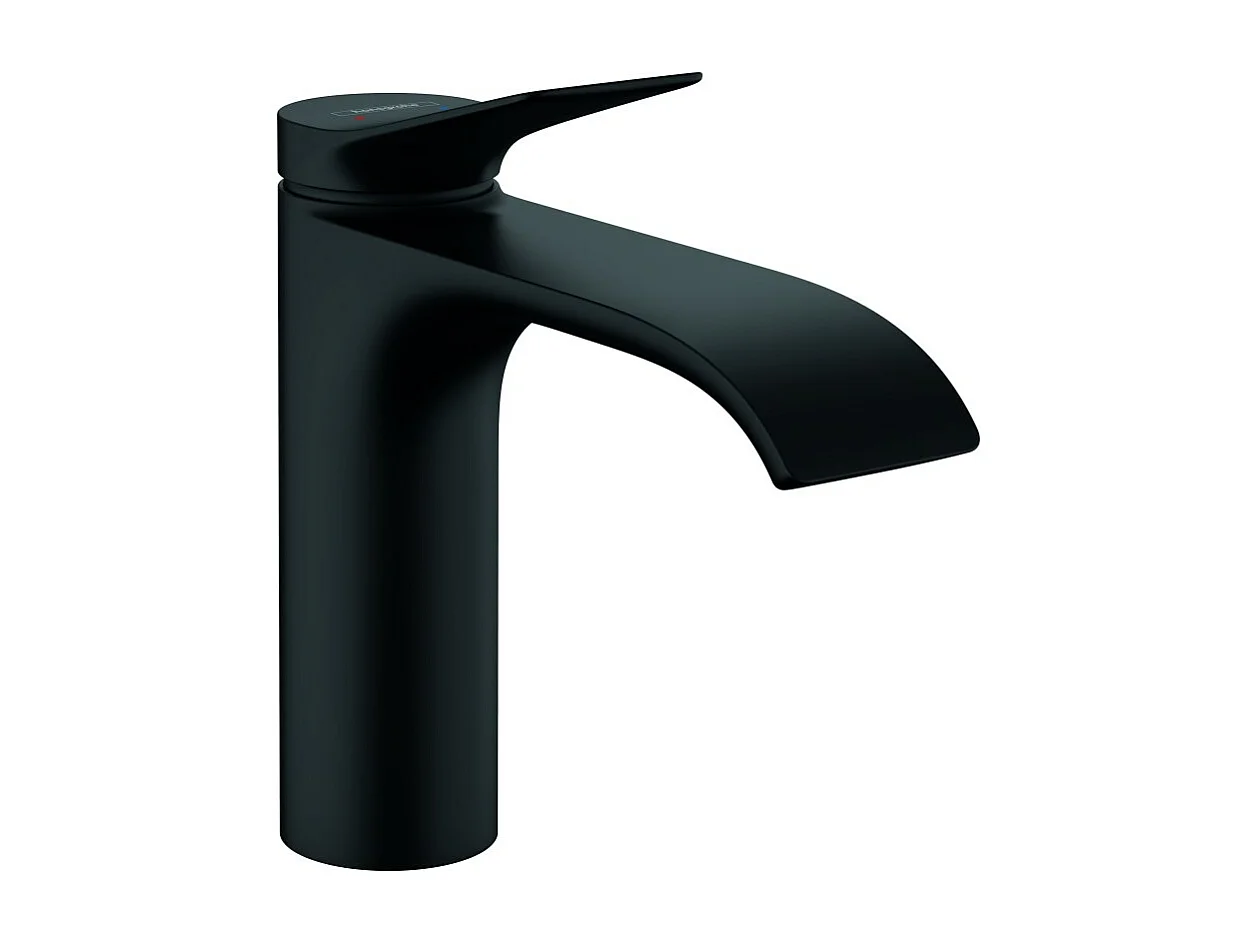 HANSGROHE Mitigeur de lavabo 110 sans tirette ni vidage noir mat