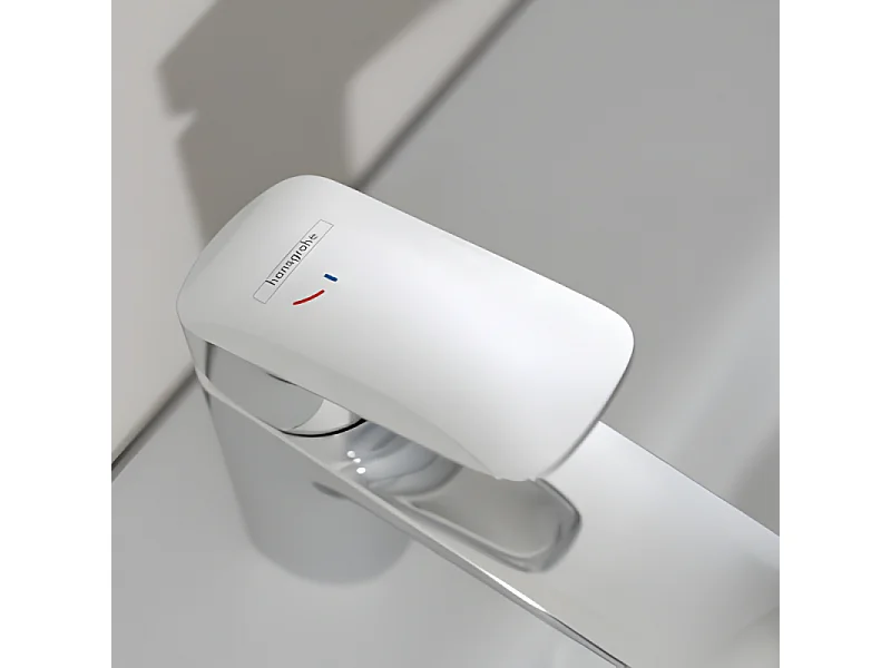 Mitigeur lavabo HANSGROHE Logis C3 100 avec tirette et vidage chromé