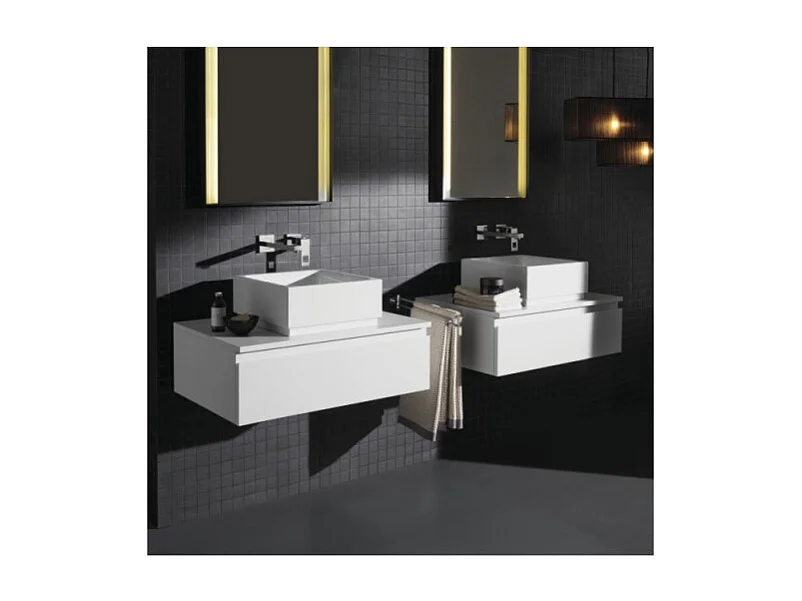 Lot de 2 mitigeurs lavabo mural GROHE Eurocube M + corps encastré